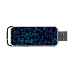 Leaf Pattern Portable Usb Flash (one Side) by berwies