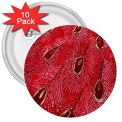 Red Peacock Floral Embroidered Long Qipao Traditional Chinese Cheongsam Mandarin 3  Buttons (10 pack) 