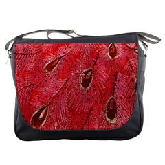 Red Peacock Floral Embroidered Long Qipao Traditional Chinese Cheongsam Mandarin Messenger Bags