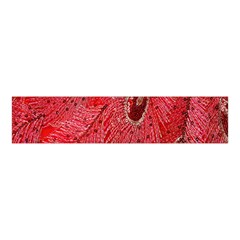 Red Peacock Floral Embroidered Long Qipao Traditional Chinese Cheongsam Mandarin Velvet Scrunchie
