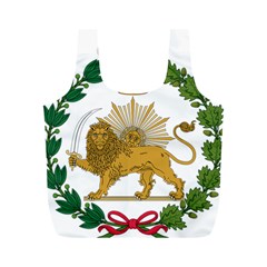 Imperial Coat Of Arms Of Persia (iran), 1907-1925 Full Print Recycle Bags (m)  by abbeyz71