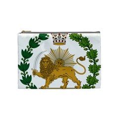 Imperial Coat Of Arms Of Persia (iran), 1907-1925 Cosmetic Bag (medium)  by abbeyz71