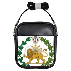 Imperial Coat Of Arms Of Persia (iran), 1907-1925 Girls Sling Bags by abbeyz71