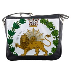 Imperial Coat Of Arms Of Persia (iran), 1907-1925 Messenger Bags by abbeyz71