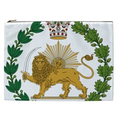 Imperial Coat Of Arms Of Persia (iran), 1907-1925 Cosmetic Bag (xxl)  by abbeyz71