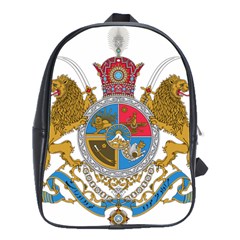 Sovereign Coat Of Arms Of Iran (order Of Pahlavi), 1932-1979 School Bags(large)  by abbeyz71