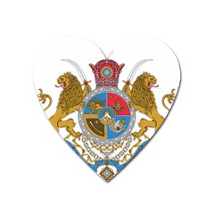 Sovereign Coat Of Arms Of Iran (order Of Pahlavi), 1932-1979 Heart Magnet by abbeyz71