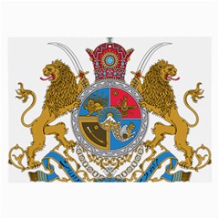 Sovereign Coat Of Arms Of Iran (order Of Pahlavi), 1932-1979 Large Glasses Cloth by abbeyz71