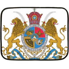 Sovereign Coat Of Arms Of Iran (order Of Pahlavi), 1932-1979 Double Sided Fleece Blanket (mini)  by abbeyz71