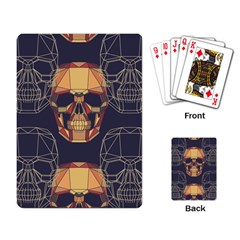 Skull Pattern Playing Card