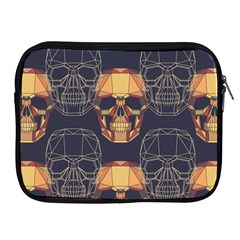 Skull Pattern Apple iPad 2/3/4 Zipper Cases