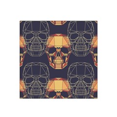 Skull Pattern Satin Bandana Scarf