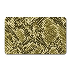 Yellow Snake Skin Pattern Magnet (Rectangular)