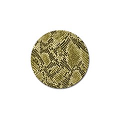 Yellow Snake Skin Pattern Golf Ball Marker (4 pack)