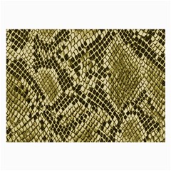 Yellow Snake Skin Pattern Large Glasses Cloth (2-Side)