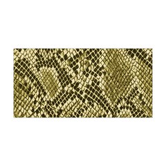 Yellow Snake Skin Pattern Yoga Headband