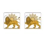 National Emblem of Iran, Provisional Government of Iran, 1979-1980 Cufflinks (Square) Front(Pair)