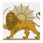National Emblem of Iran, Provisional Government of Iran, 1979-1980 Medium Glasses Cloth Front