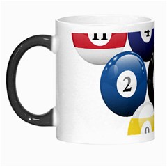 Racked Billiard Pool Balls Morph Mugs