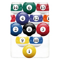 Racked Billiard Pool Balls Flap Covers (S) 