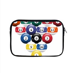 Racked Billiard Pool Balls Apple MacBook Pro 15  Zipper Case