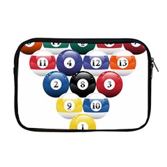 Racked Billiard Pool Balls Apple MacBook Pro 17  Zipper Case