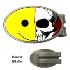 Skull Behind Your Smile Money Clips (Oval) 