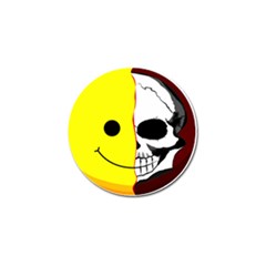 Skull Behind Your Smile Golf Ball Marker