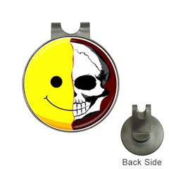 Skull Behind Your Smile Hat Clips with Golf Markers