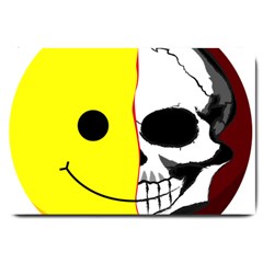 Skull Behind Your Smile Large Doormat 