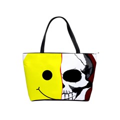 Skull Behind Your Smile Shoulder Handbags