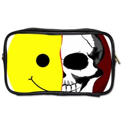 Skull Behind Your Smile Toiletries Bags
