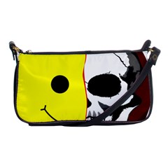 Skull Behind Your Smile Shoulder Clutch Bags