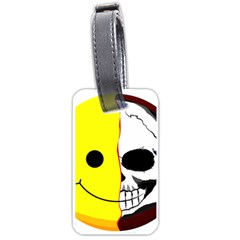 Skull Behind Your Smile Luggage Tags (One Side) 