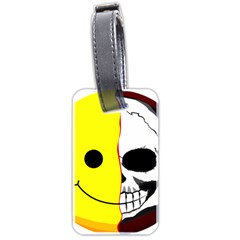 Skull Behind Your Smile Luggage Tags (Two Sides)