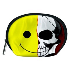 Skull Behind Your Smile Accessory Pouches (Medium) 