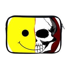 Skull Behind Your Smile Apple MacBook Pro 17  Zipper Case