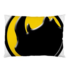 Black Rhino Logo Pillow Case (Two Sides)