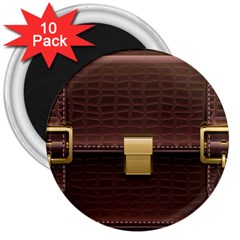 Brown Bag 3  Magnets (10 pack) 