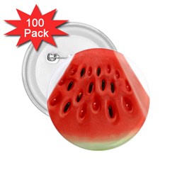 Piece Of Watermelon 2.25  Buttons (100 pack) 