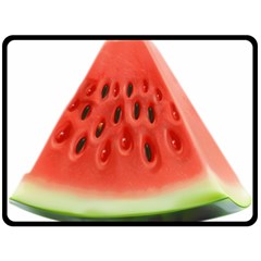 Piece Of Watermelon Fleece Blanket (Large) 