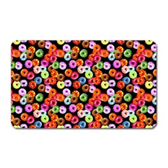 Colorful Yummy Donuts Pattern Magnet (rectangular) by EDDArt