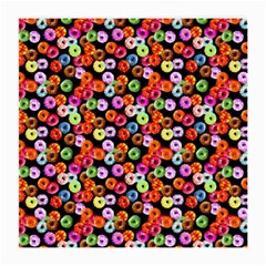 Colorful Yummy Donuts Pattern Medium Glasses Cloth by EDDArt