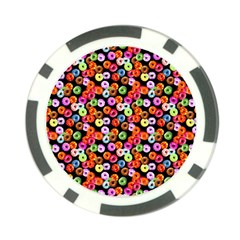 Colorful Yummy Donuts Pattern Poker Chip Card Guard by EDDArt