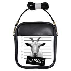 Criminal Goat  Girls Sling Bags by Valentinaart