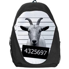 Criminal Goat  Backpack Bag by Valentinaart