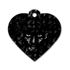 Wild Child  Dog Tag Heart (one Side) by Valentinaart