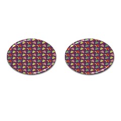 Turtle Pattern Cufflinks (oval) by Valentinaart