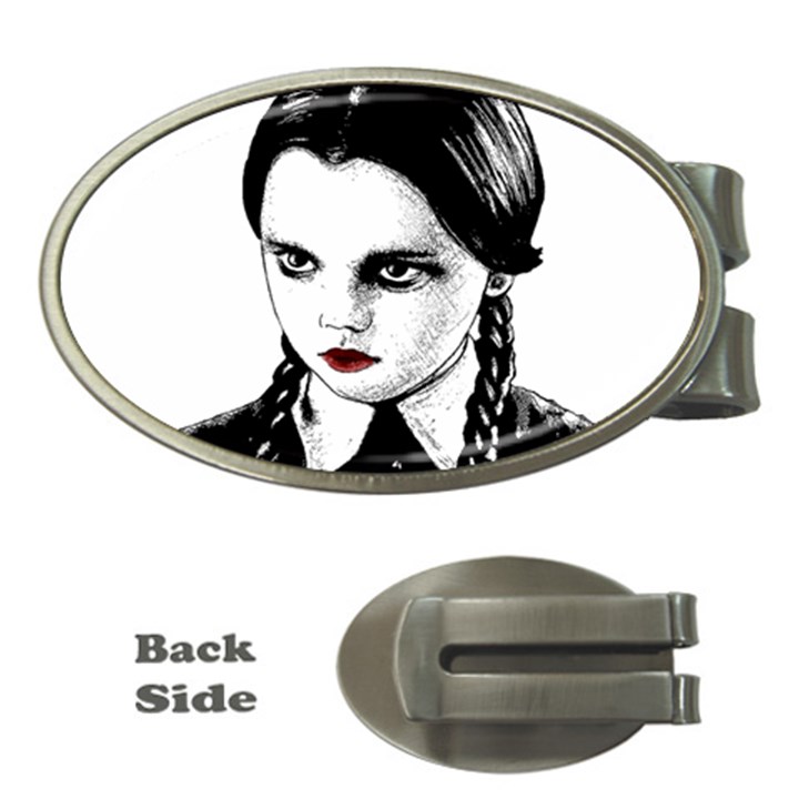 Wednesday Addams Money Clips (Oval) 