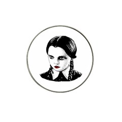 Wednesday Addams Hat Clip Ball Marker (4 Pack)